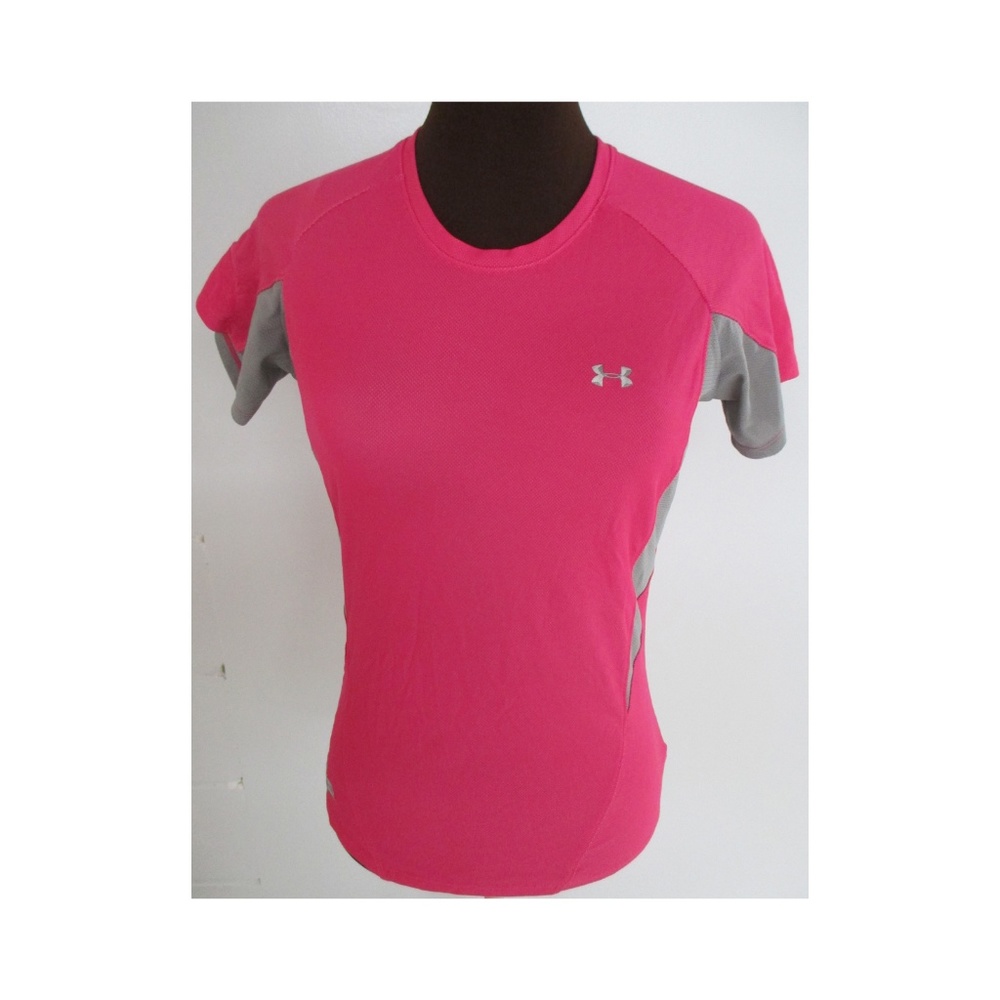 HOT PINK UA UNDER ARMOUR SHORT SLEEVE TEE